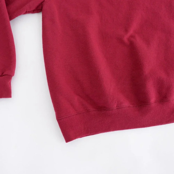 Vintage Fruit Of The Loom Embroidered  Labrador Sledding Crewneck Sweater M - Picture 7 of 11